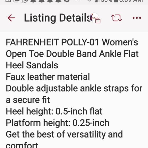 Fahrenheit wraparound sandals - Picture 5 of 7